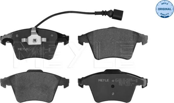 Meyle 025 237 4618/W - Brake Pad Set, disc brake autospares.lv