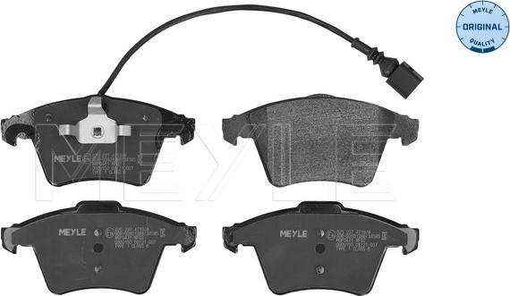 Meyle 025 237 4719/W - Brake Pad Set, disc brake autospares.lv