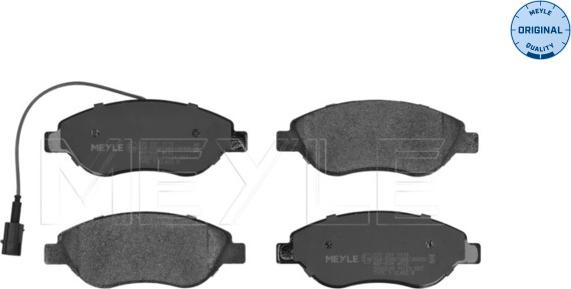 Meyle 025 237 1119 - Brake Pad Set, disc brake autospares.lv