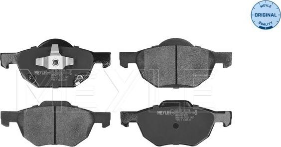 Meyle 025 237 2017/W - Brake Pad Set, disc brake autospares.lv