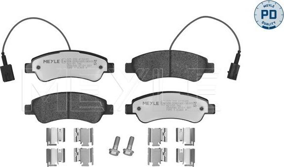 Meyle 025 220 4119/PD - Brake Pad Set, disc brake autospares.lv