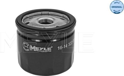 Meyle 16-14 322 0005 - Oil Filter autospares.lv