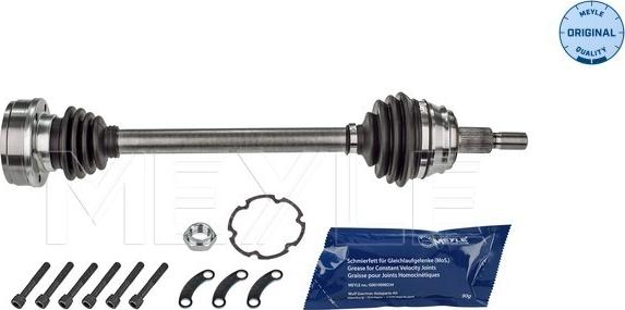 Meyle 100 498 0652 - Drive Shaft autospares.lv