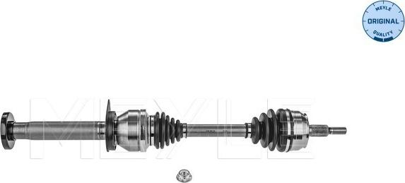 Meyle 100 498 0616 - Drive Shaft autospares.lv