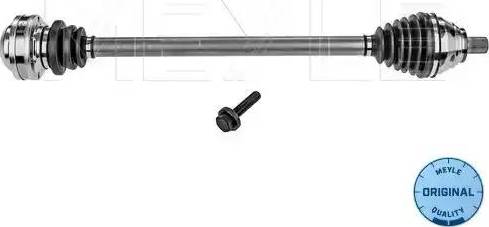 Meyle 100 498 0613 - Drive Shaft autospares.lv