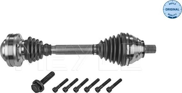 Meyle 100 498 0612 - Drive Shaft autospares.lv