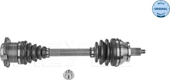 Meyle 100 498 0702 - Drive Shaft autospares.lv