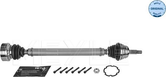 Meyle 100 498 0716 - Drive Shaft autospares.lv