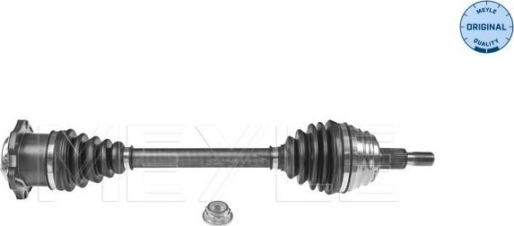 Meyle 100 498 0721 - Drive Shaft autospares.lv