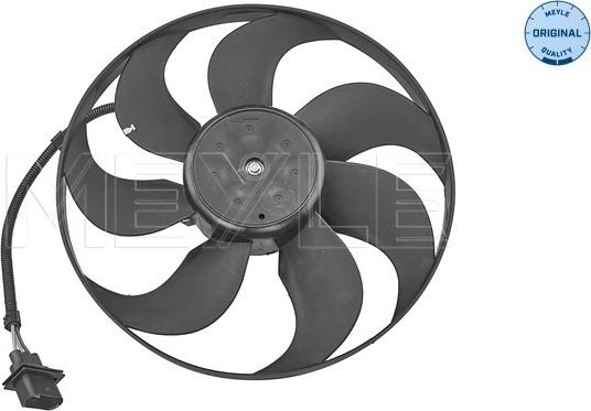 Meyle 100 236 0008 - Fan, radiator autospares.lv