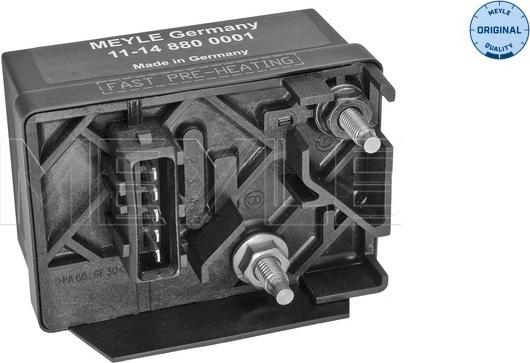 Meyle 11-14 880 0001 - Control Unit, glow plug system autospares.lv