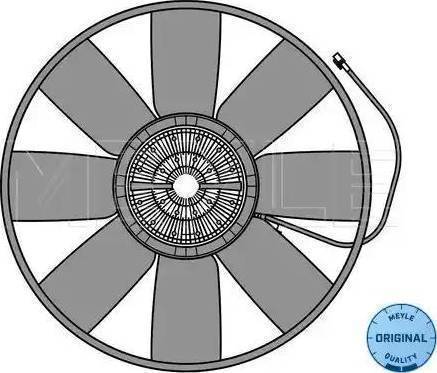 Meyle 12-14 234 0025 - Fan, radiator autospares.lv