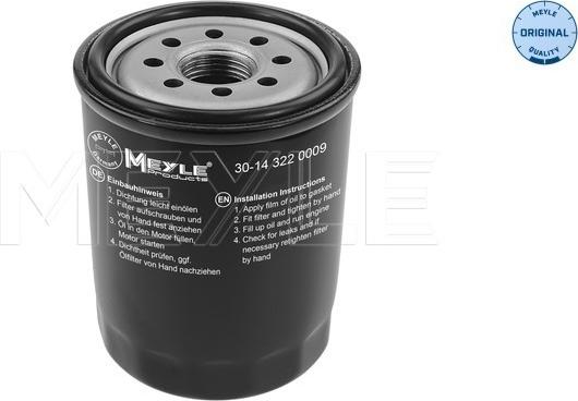 Meyle 30-14 322 0009 - Oil Filter autospares.lv