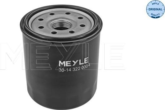Meyle 30-14 322 0004 - Oil Filter autospares.lv