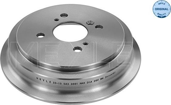 Meyle 33-15 523 0001 - Brake Drum autospares.lv