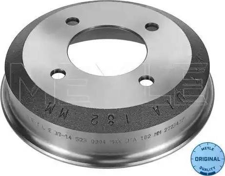 Meyle 37-14 523 0004 - Brake Drum autospares.lv