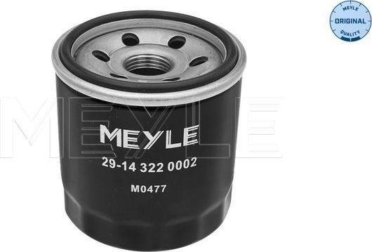 Meyle 29-14 322 0002 - Oil Filter autospares.lv