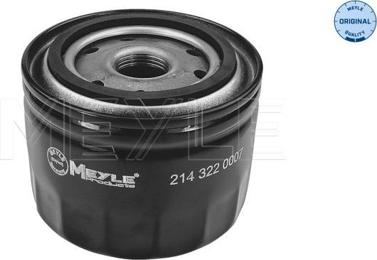 Meyle 214 322 0007 - Oil Filter autospares.lv