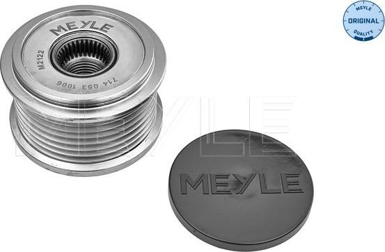 Meyle 714 053 1006 - Pulley, alternator, freewheel clutch autospares.lv