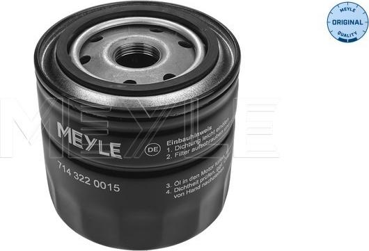Meyle 714 322 0015 - Oil Filter autospares.lv