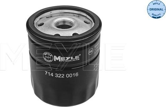 Meyle 714 322 0016 - Oil Filter autospares.lv