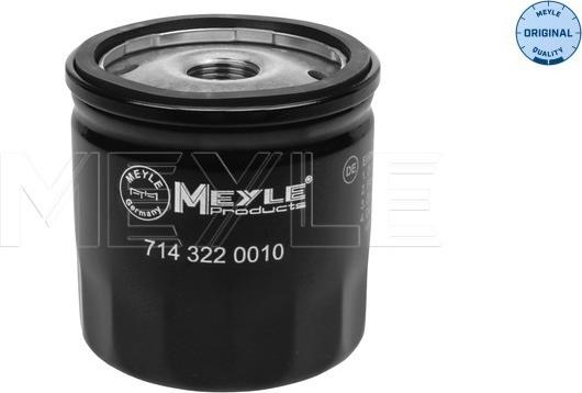 Meyle 714 322 0010 - Oil Filter autospares.lv