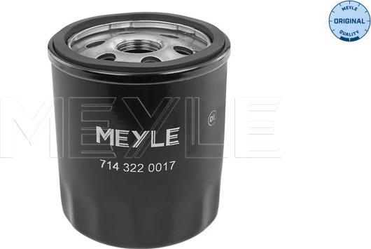 Meyle 714 322 0017 - Oil Filter autospares.lv