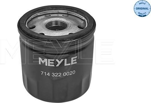 Meyle 714 322 0020 - Oil Filter autospares.lv