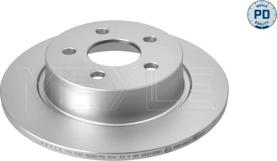 Meyle 715 523 0039/PD - Brake Disc autospares.lv