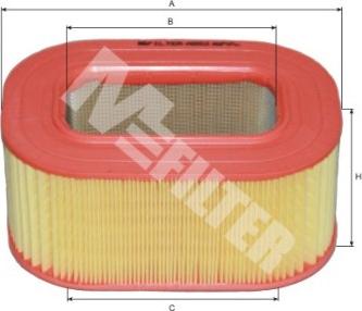 Mfilter A 552 - Air Filter, engine autospares.lv