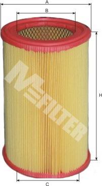 Mfilter A 500 - Air Filter, engine autospares.lv