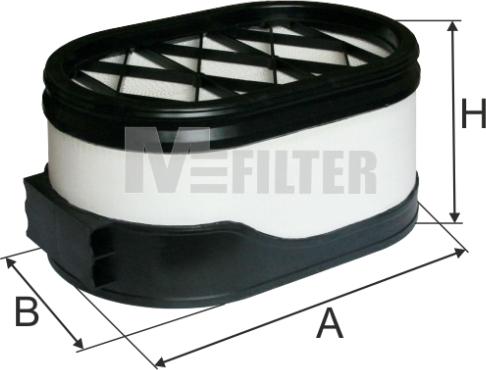 Mfilter A 8034 - Air Filter, engine autospares.lv