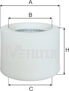 Mfilter A 8035 - Air Filter, engine autospares.lv