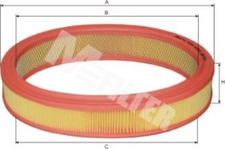 Mfilter A 251 - Air Filter, engine autospares.lv