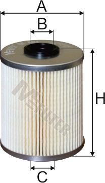 Mfilter DE 684 - Fuel filter autospares.lv