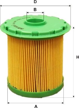 Mfilter DE 3105 - Fuel filter autospares.lv