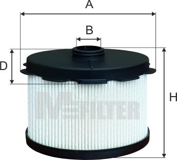 Mfilter DE 3117 - Fuel filter autospares.lv