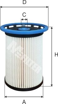 Mfilter DE 3138 - Fuel filter autospares.lv