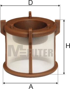 Mfilter DE 3137 - Fuel filter autospares.lv