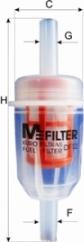 Mfilter DF 12 - Fuel filter autospares.lv