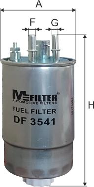 Mfilter DF 3541 - Fuel filter autospares.lv