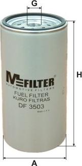 Mfilter DF 3503 - Fuel filter autospares.lv