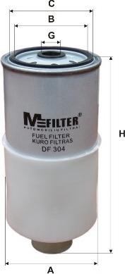 Mfilter DF 304 - Fuel filter autospares.lv