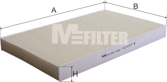Mfilter K 940 - Filter, interior air autospares.lv