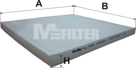 Mfilter K 9093 - Filter, interior air autospares.lv