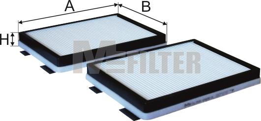 Mfilter K 905-2 - Filter, interior air autospares.lv
