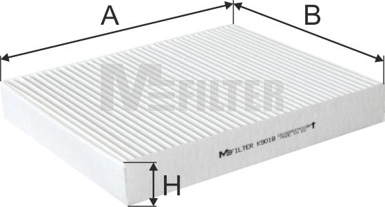 Mfilter K 9018 - Filter, interior air autospares.lv