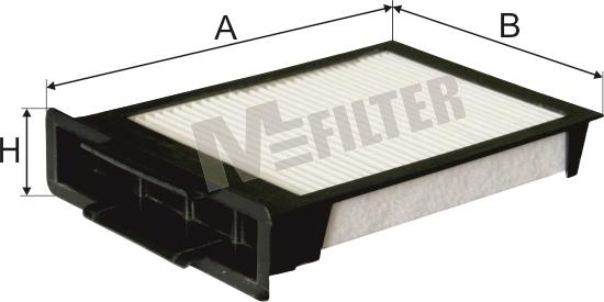 Mfilter K 9013 - Filter, interior air autospares.lv