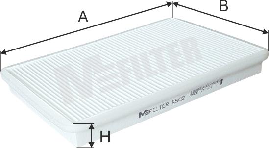 Mfilter K 902 - Filter, interior air autospares.lv