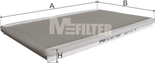 Mfilter K 907 - Filter, interior air autospares.lv